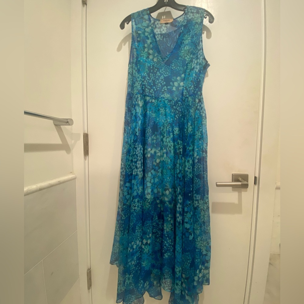Twin-Set Blue Summer Floral Dress